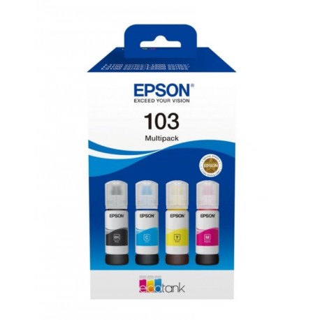 Контейнер з чорнилом Epson 103 Multipack (C,M,Y,Bk) (C13T00S64A) 