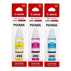 Комплект чорнил Canon GI-490 C/M/Y (SET490C/M/Y) 3х70мл