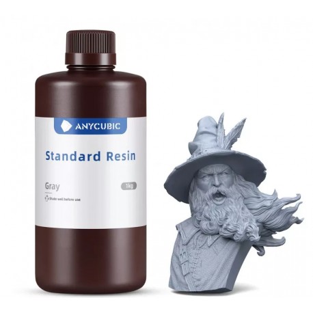 Фотополімерна смола Anycubic Standard Resin 1кг Grey (SPTGY-104E)