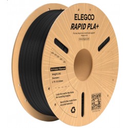 Філамент ELEGOO Rapid PLA+ 1.75mm 1kg Black (50.203.0114)