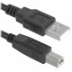 Кабель для принтера Digitus USB 2.0 AM - BM 3.0 м Black