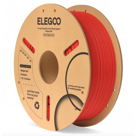 Філамент для 3D принтера ELEGOO PLA 1 кг 1.75мм Red (50.203.0043)