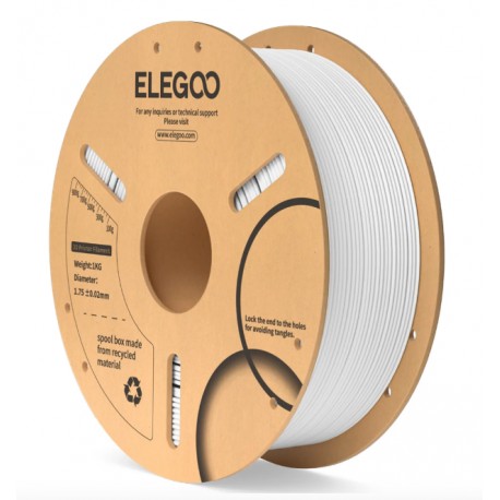 Філамент для 3D принтера ELEGOO PLA 1 кг 1.75мм White (50.203.0039)