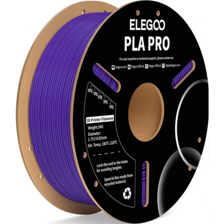 Філамент для 3D принтера ELEGOO PLA Pro 1 кг 1.75мм Purple (50.203.0196)