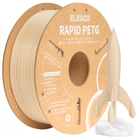 Філамент для 3D принтера ELEGOO Rapid PETG 1 кг 1.75мм  Biege (50.203.0311)