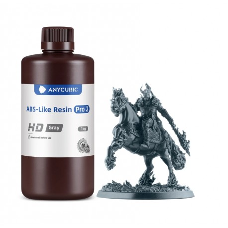 Фотополімерна смола Anycubic ABS-Like Resin Pro 2 1кг HD Grey
